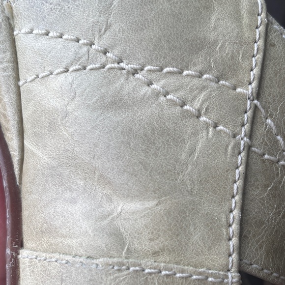 Josef Seibel Cream Slingback Heels - Picture 9 of 10